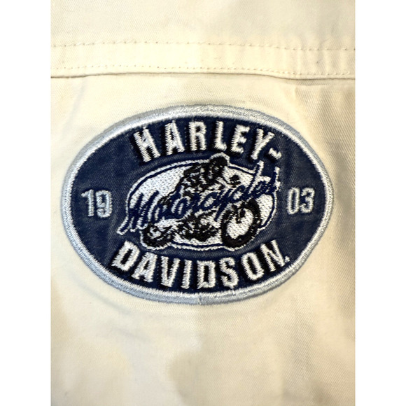 Vintage Harley-Davidson Shirt Mens Small Sleeveless Frayed Dirt Track Biker 90s - Picture 5 of 7